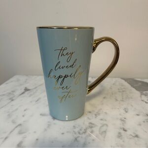 Tiffany Blue Wedding Happily Ever After Mug